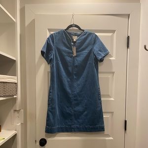 NWT Denim JCrew dress (with Pockets!)